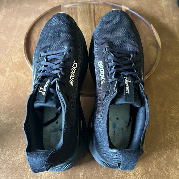 Brooks Adrenaline GTS 25 Supportive Mens 9.5 Black Gum Running Shoes Sneakers main image 10